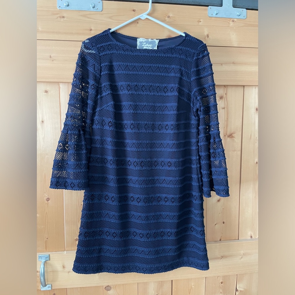 Medium- Love Johnny Was Navy Women’s Dress